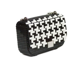 Houndstooth S Bag - Endless customizable high quality Lego-style bricks - Free shipping