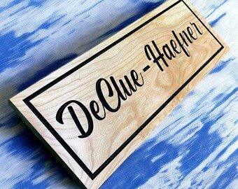 Fully Customizable Outdoor Sign, Wooden Carved Cabin Sign, Cottage, Lodge Sign, Custom Personalized Sign, Weekend Cabin Outdoor Sign HL-C