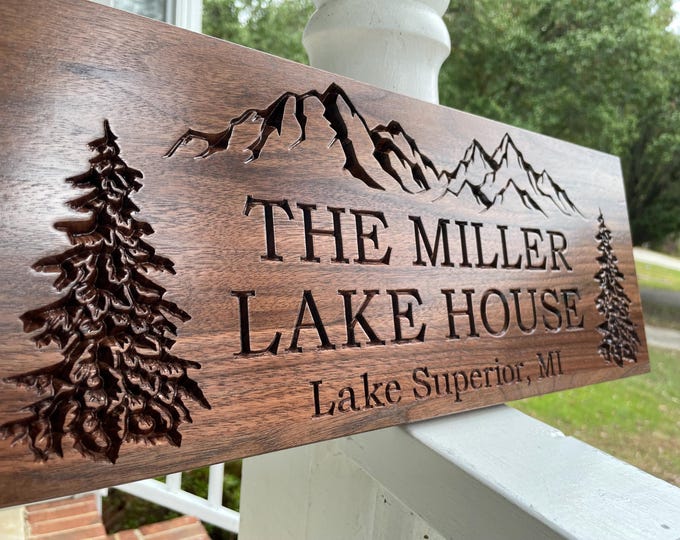 Custom Wood Sign, Wood Sign Custom, Custom Camp Sign Wooden Sign Custom Signs Wood Plaque Camp Sign Wooden Art Rustic Gift Family Name Signs