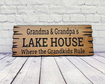 Retirement Gift Custom Wood Sign Live Edge, We Made It Retirement Sign Gift, Retired Cabin Gift Carved Hardwood, Finally Here Gift