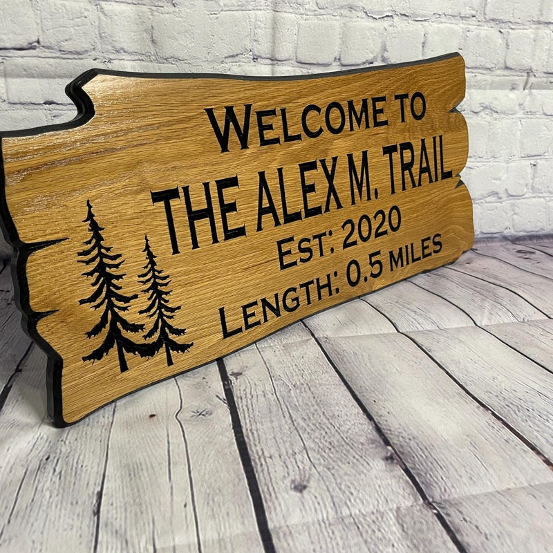 Backpacking Sign Hiking Sign - Etsy