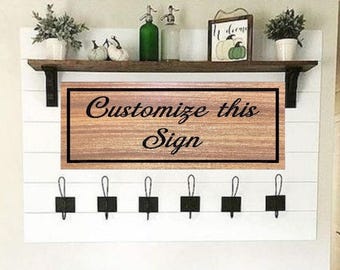 Personalized Wood Quote Sign: Custom Home Decor