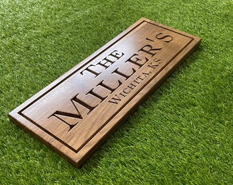 Custom Wood Sign, Wood Sign Custom, Custom Camp Sign Wooden Sign Custom Signs Wood Plaque Camp Sign Wooden Art Rustic Gift Family Name Signs