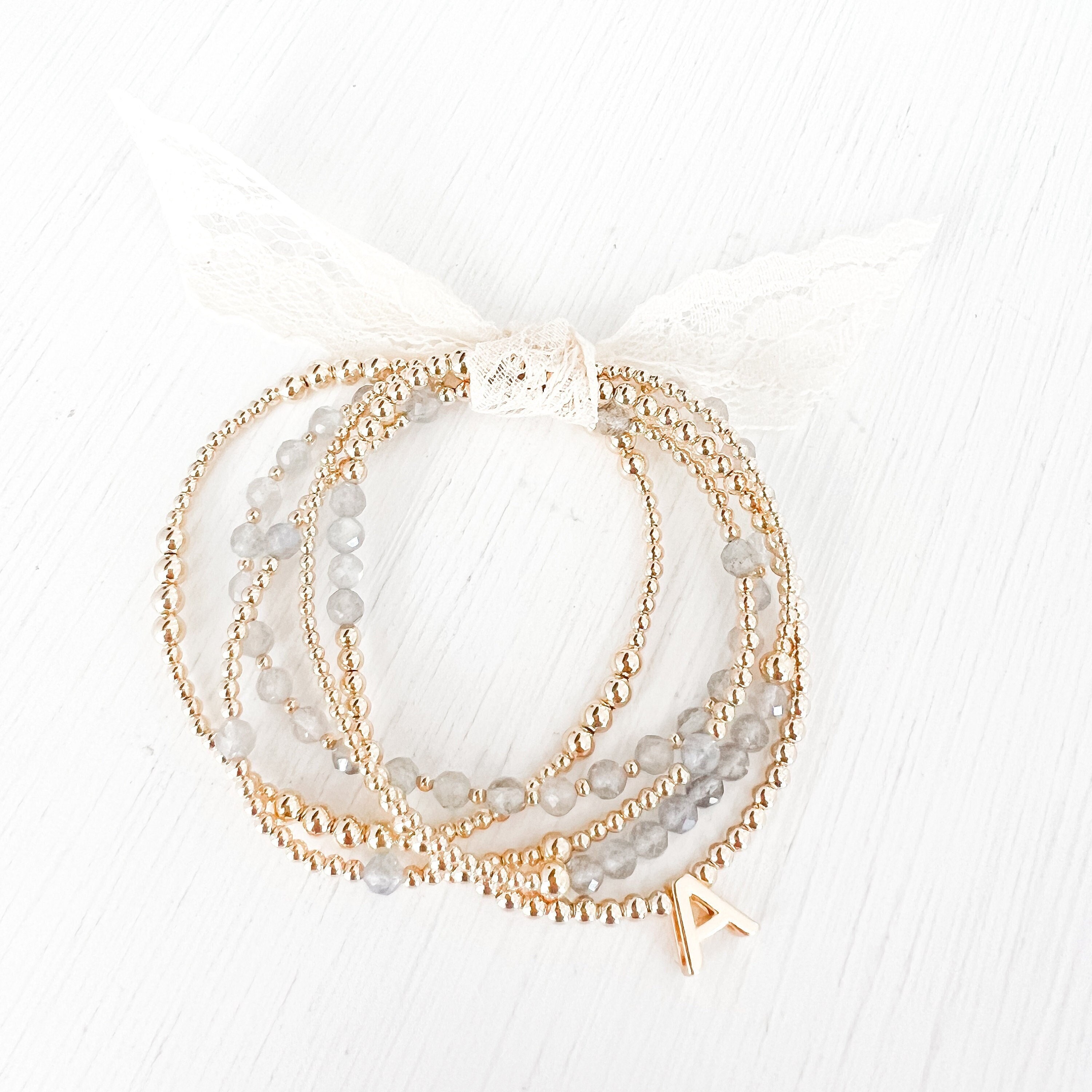 Set/3 Beaded Stretch Bracelets – Splendid Iris