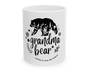 Grandma Bear Ceramic Mug, 11oz