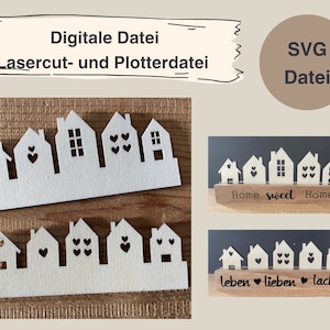 File digitale - file tagliato al laser - case - casette - decorazione a blocchi - papercut - file plotter - file SVG - file n