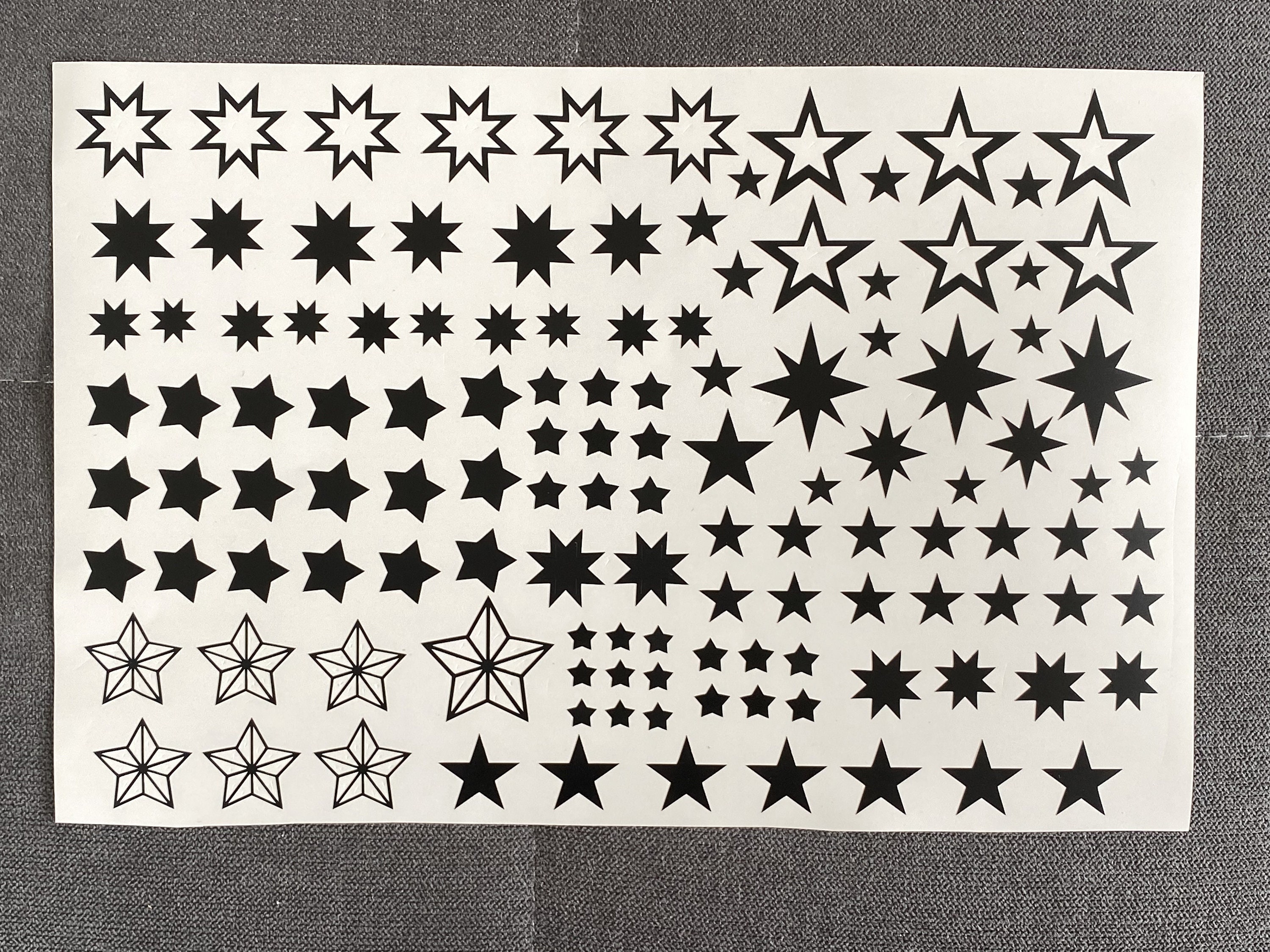 American Flag Star Stencil - XL