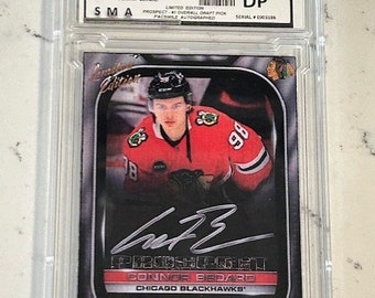 2023 Connor Bedard Rookie #1 Draft Pick Facsimile Autographed Prospect RC Rookie ACEO Graded Chicago Limited Edition #98