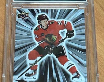 2023-24 Connor Bedard Young Guns Outburst Rookie Raw - Prospect RC #451 BV Rare Graded Chicago Blackhawks Card