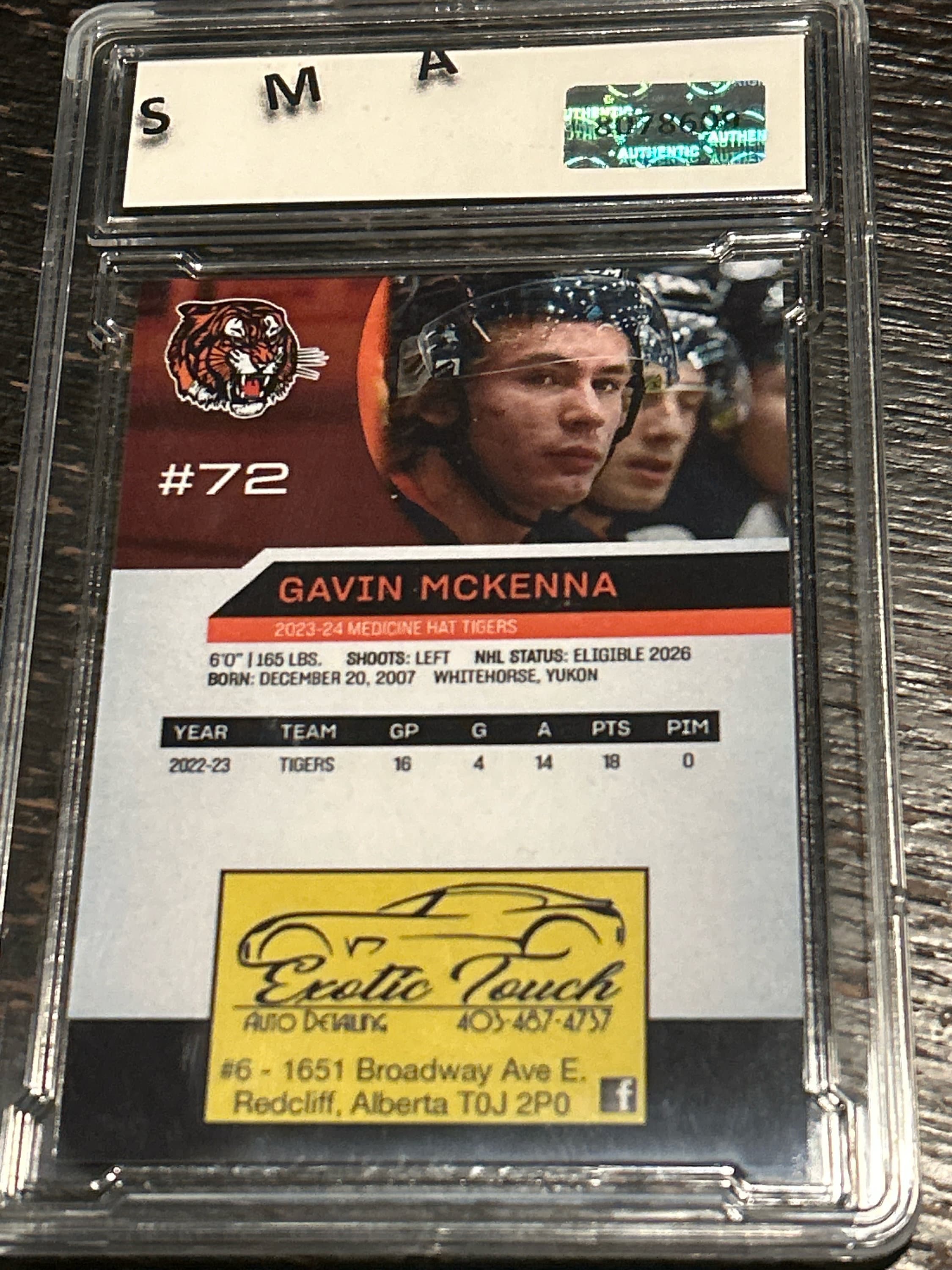 2022-23 Gavin Mckenna Prospect RC Rookie Medicine Hat Tigets BV Rare Graded - Etsy