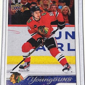 2023 Connor Bedard Young Guns Rookie Prospect RC 451 BV Rare RAW Chicago Blackhawks Card Reprint Card image 1