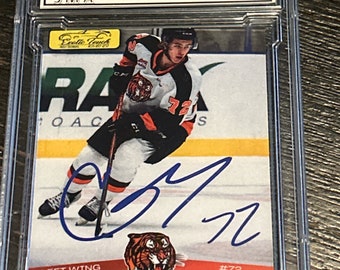 2022-23 Gavin Mckenna Prospect Facsimile Autographed Prospect RC Medicine Hat Tigets BV Rare Graded