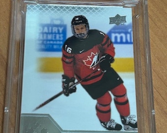 2022 Connor Bedard Rookie Prospect RC Team Canada World Juniors card no#2 Graded