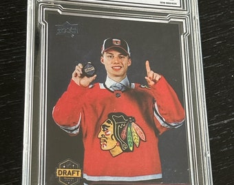 2023-24 Connor Bedard #1 Draft Rookie RC card no#SP-1 Graded Reprint