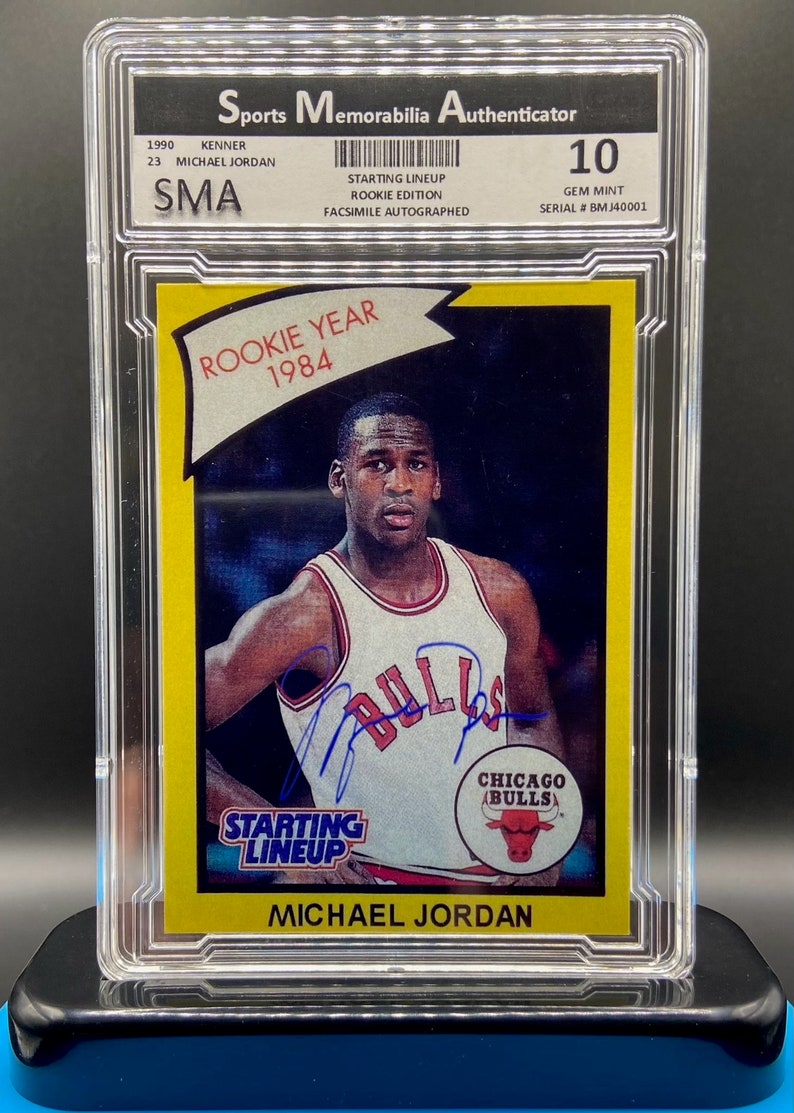 Michael Jordan Rookie Edition 1984 Starting Lineup 1990 Kenner