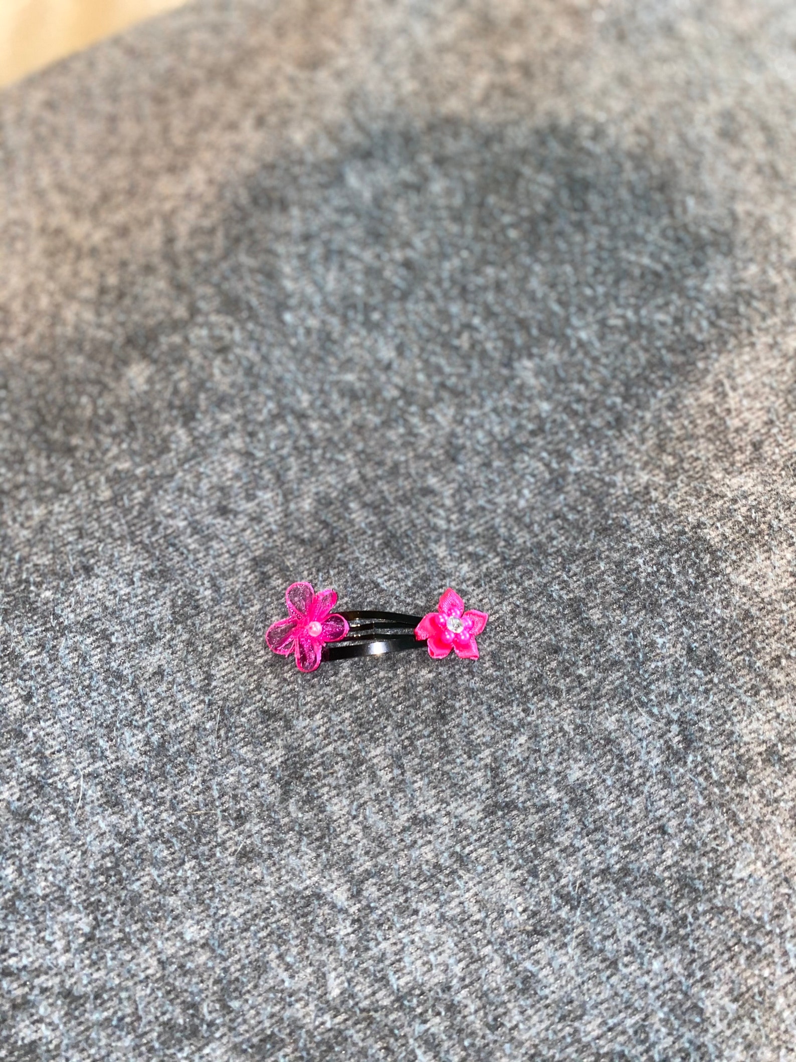 Haarspange Kinder und Hund Haarspange mit Blumen HANDMADE Etsy