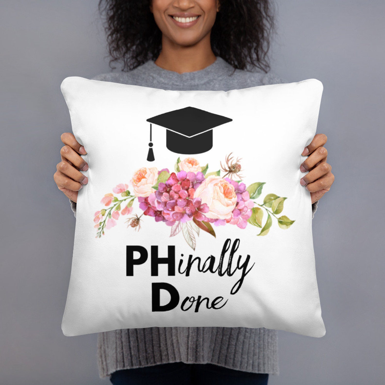 PhD Graduation Pillow Graduation Pillow PhD Graduation Gift Etsy
