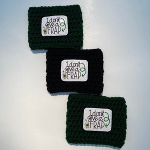 I Dont Give a Frap coffee cozy Reusable cup sleeve image 3