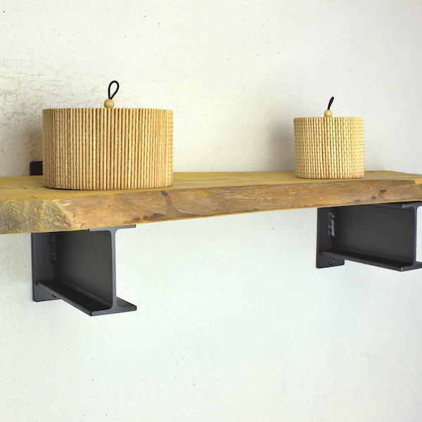 Set Regalträger Regal Industriedesign Industrial Wandregal Industrielook Metal shelf Loft regalhalter Loftdesign schwarz