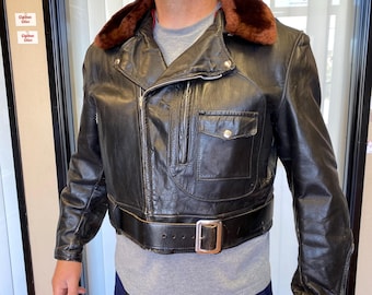 Hercules Outerwear by Sears Wear 1959's Nylon Vintage Jacket Size