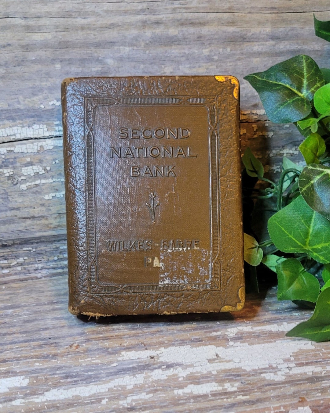 Collectible Vintage Book Bank NO KEY Antique Bank - Etsy