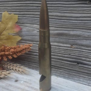 Vintage Bottle Opener: Brass Shell Casing Tramp Art Wartime Trenches