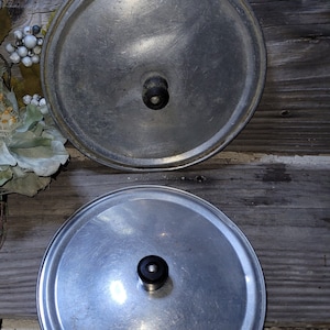 Choice 7" Vintage aluminum lid for sauce pan