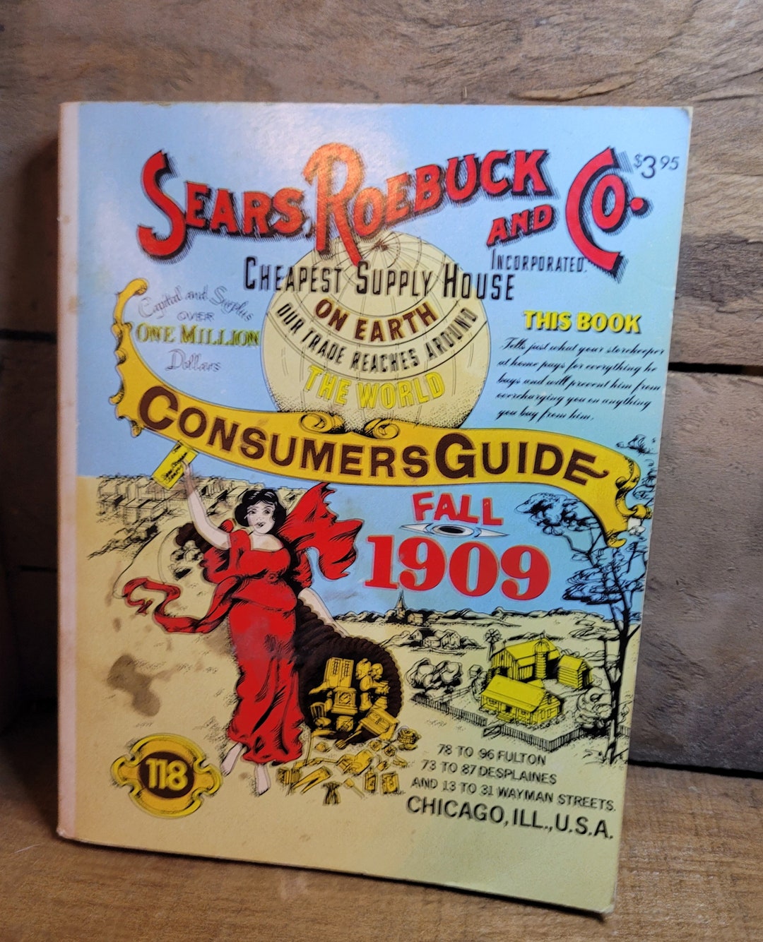 Vintage Reproduction Sears Roebuck 1909 Fall Catalog Etsy