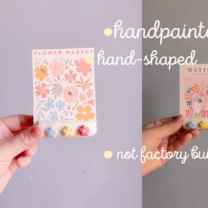 Handshaped Photo Stand / Flower Photo Stand / Tiny Photo Stand / Modern Home Decor / Polaroid Photo Stand / Flower Market Card Holder / Gift image 4