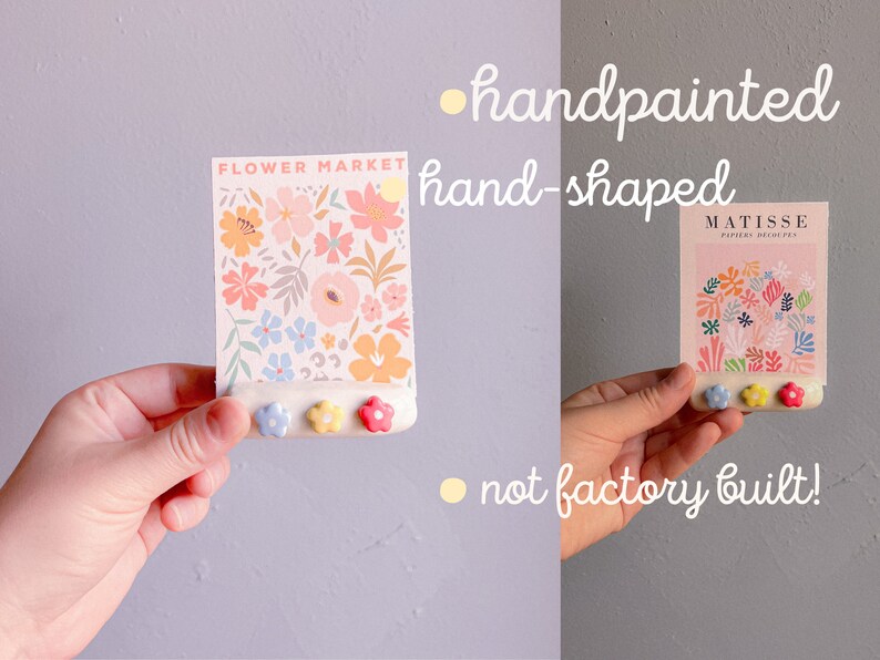 Handshaped Photo Stand / Flower Photo Stand / Tiny Photo Stand / Modern Home Decor / Polaroid Photo Stand / Flower Market Card Holder / Gift image 4