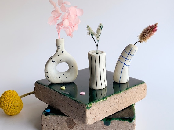 uitvinden directory fictie Abstracte Kleine Vazen / Kleine Mini Vazen / Miniatuur Pot / - Etsy  Nederland