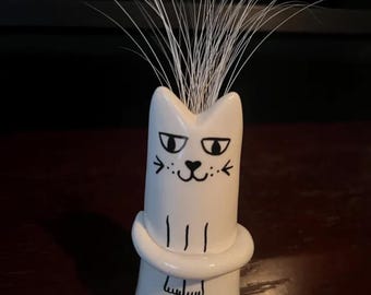 Mini Jarrón Para Bigotes De Gato, Jarrón Bigote De Gato, Soporte Para Bigotes De Gato, Tarro De Recuerdo De Pelo De Mascotas Para Decoración (juego-B