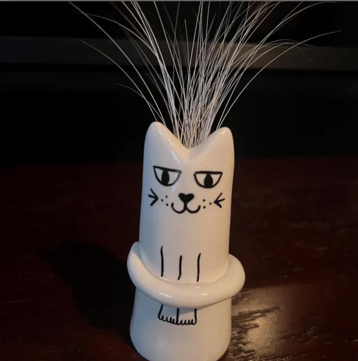2 Stks Kleine Whisker Vaas Mini Vaas voor Kat