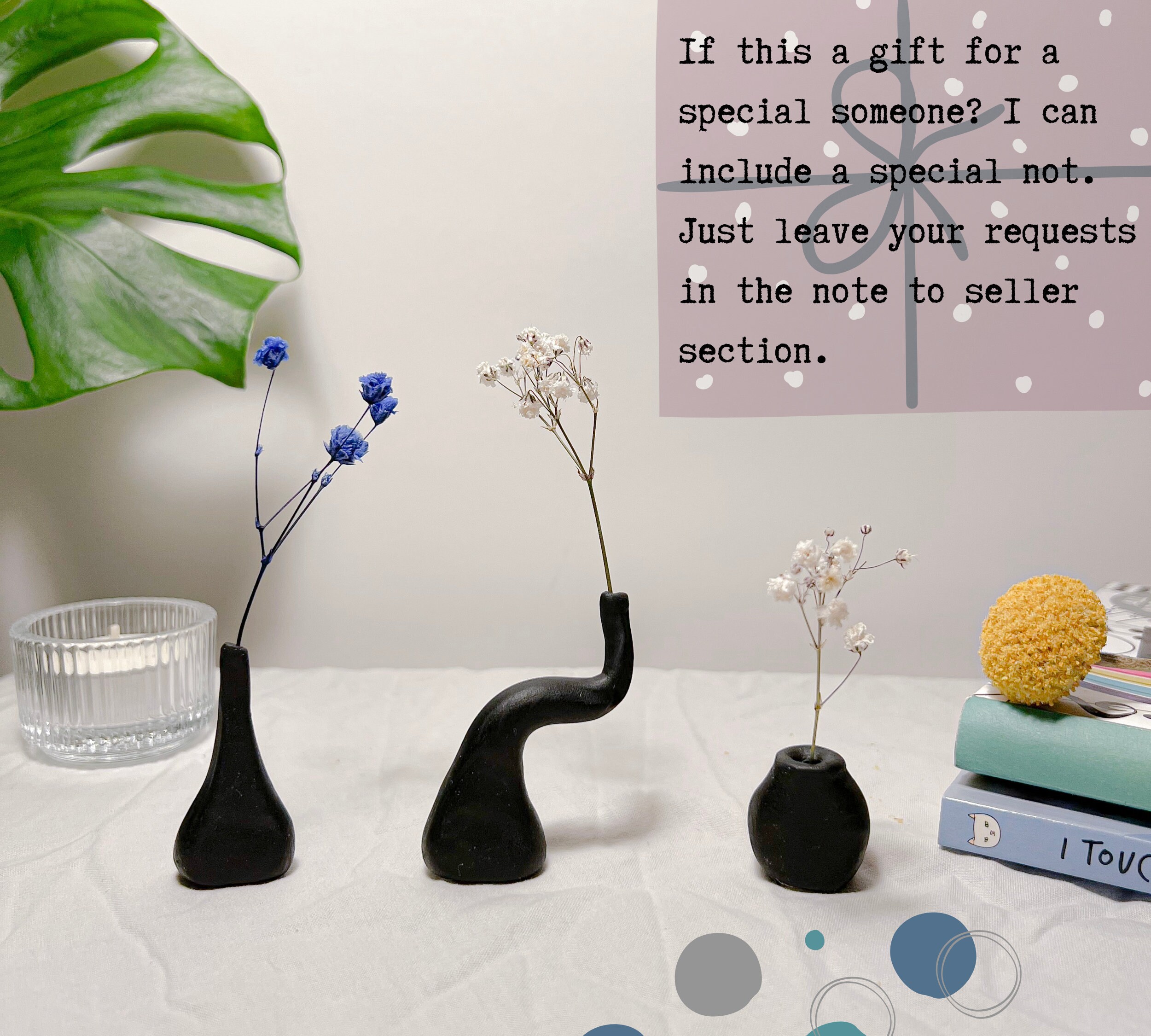 Modern Tiny Vases / Tiny Mini Vases / Miniature Pot / Mini | Etsy