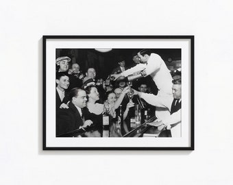 Prohibition Print, End of Prohibition, Pub Wall Black and White Wall Art, Vintage Print, Photography Prints, Museum Quality Photo Art Print