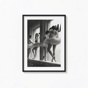 Ballerinas of the American Ballet Print, Black and White Wall Art, Vintage Print, Photography Prints, Museum Quality Photo Art Print