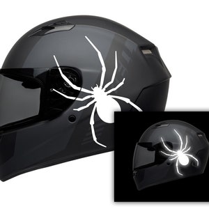 reflective Motorcycle helmet sticker / decal / waterproof  / spider 2pcs