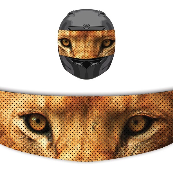 Motorcycle Helmet Visor Decal Etsy