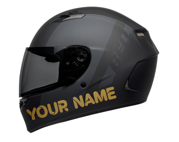 Motorrad Helm Aufkleber / Aufkleber / wasserfest / Wunschname 2