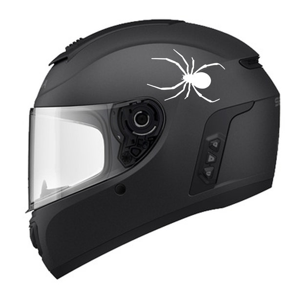 Motorcycle helmet sticker / decal / waterproof  / spider 2pcs