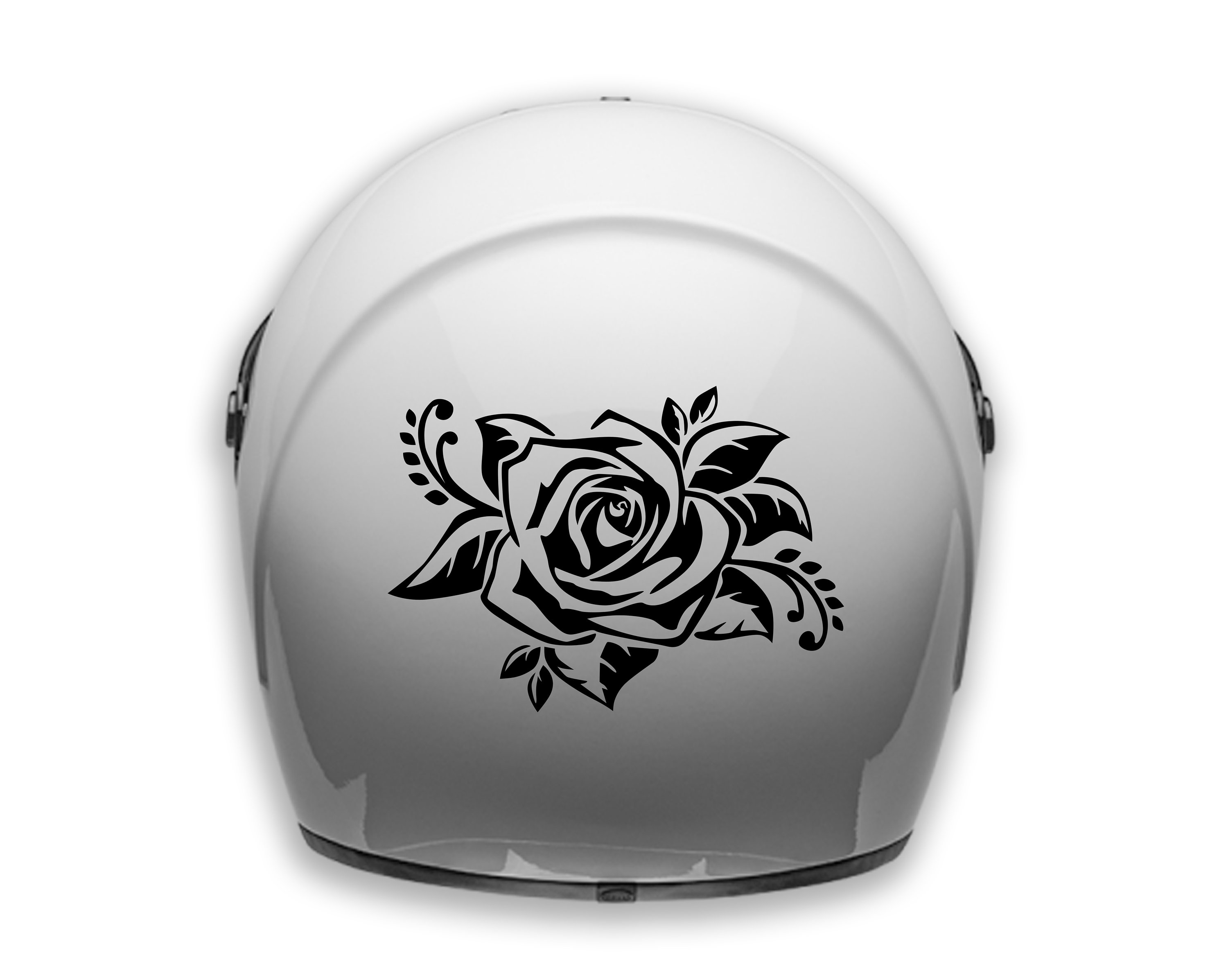 Motorcycle Helmet Sticker / Decal / Waterproof / Rose - Etsy