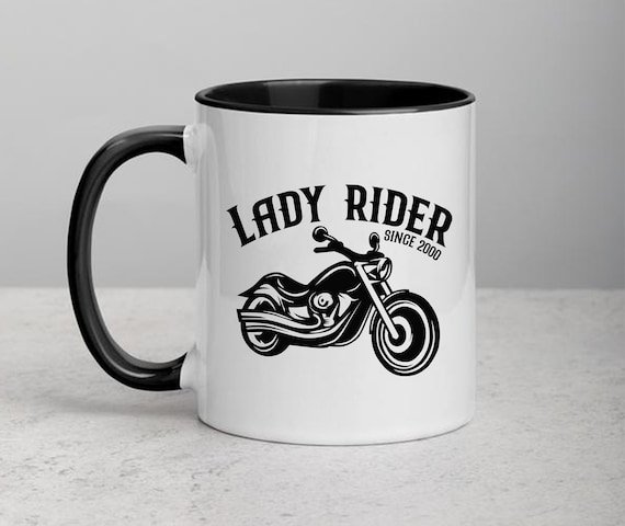 Motorcycle lady rider mug / moto owner mug / moto fan gift ideas / rider  coffee mug / moto girl