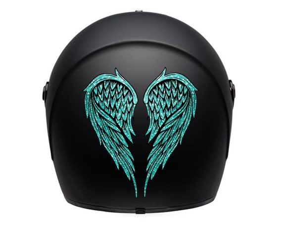 Pegatina de alas para casco de moto - TenVinilo