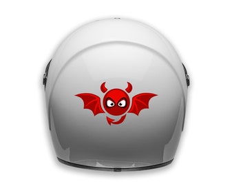 Motorcycle helmet decal / sticker / waterproof  / devil