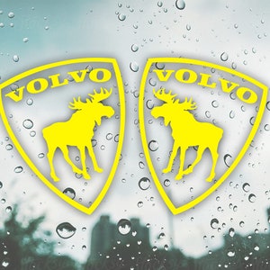 Volvo Motorsport Europe Emblem Abzeichen Aufkleber Logo selbstklebend -  .de