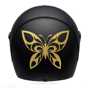 Motorcycle helmet sticker / decal / waterproof  / butterfly / lady rider /