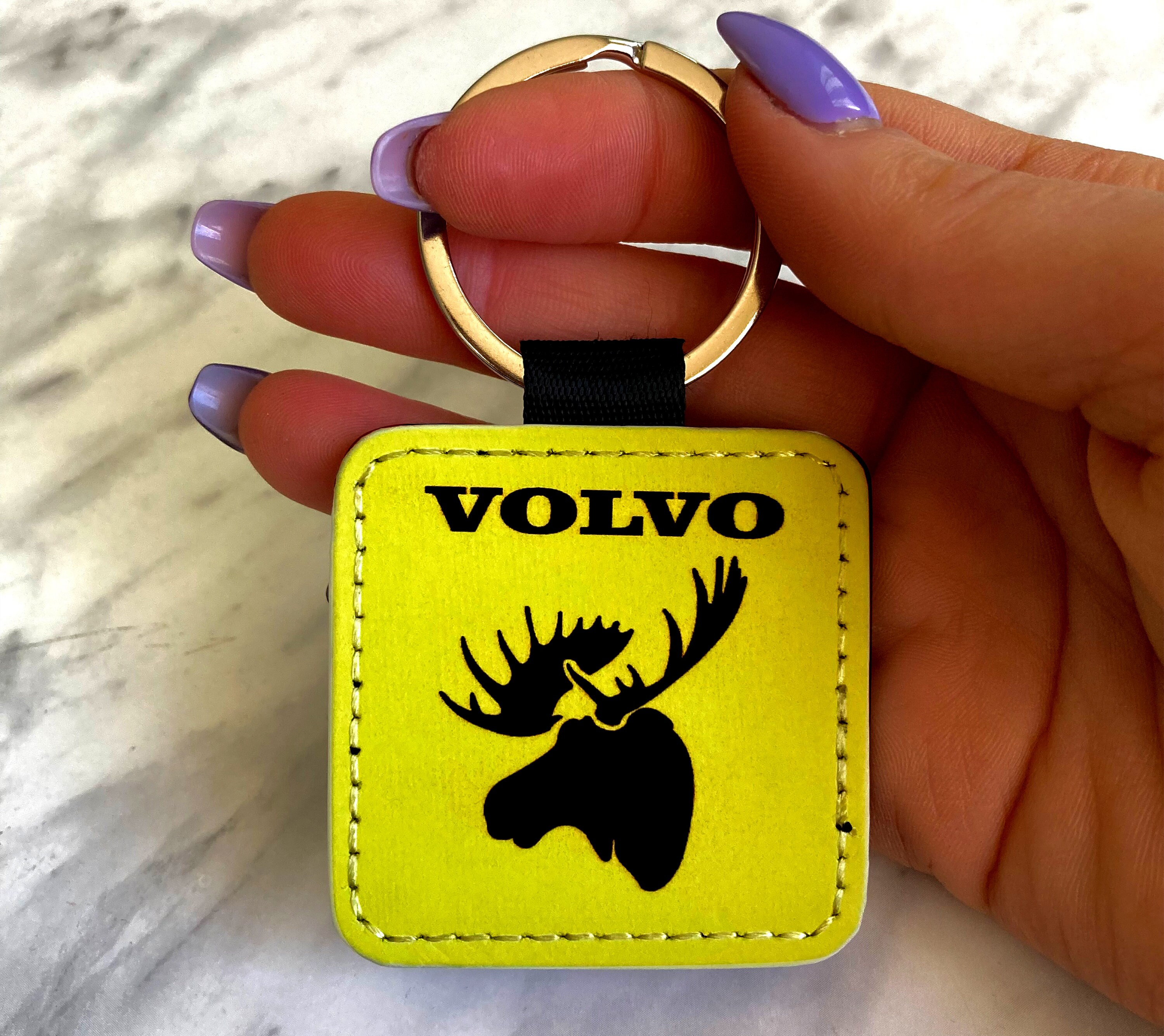 Volvo outlet moose keychain