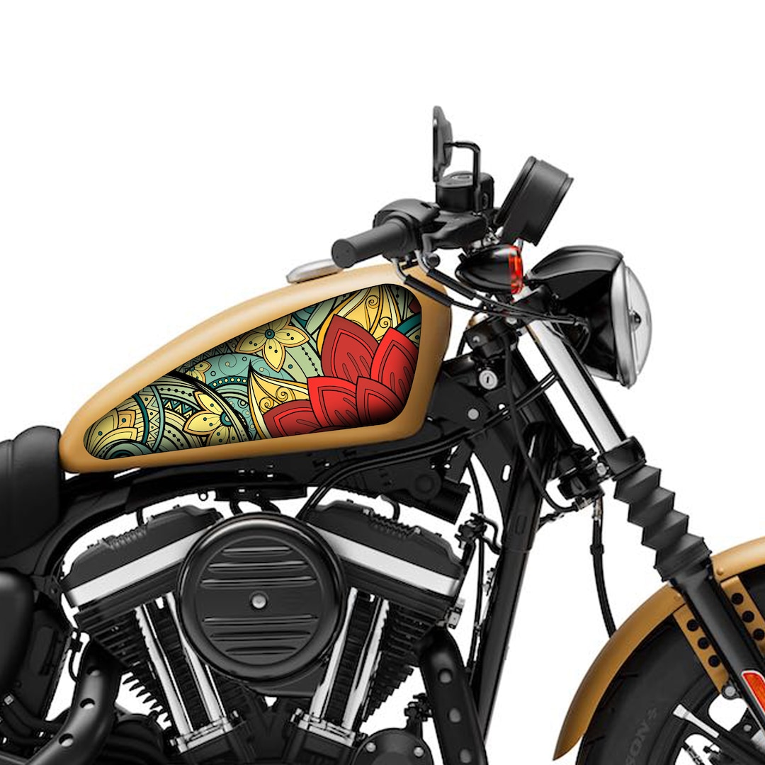 Motorcycle Tank Decal / Sticker 2pcs / for HD / Moto Gas Tank Stickers