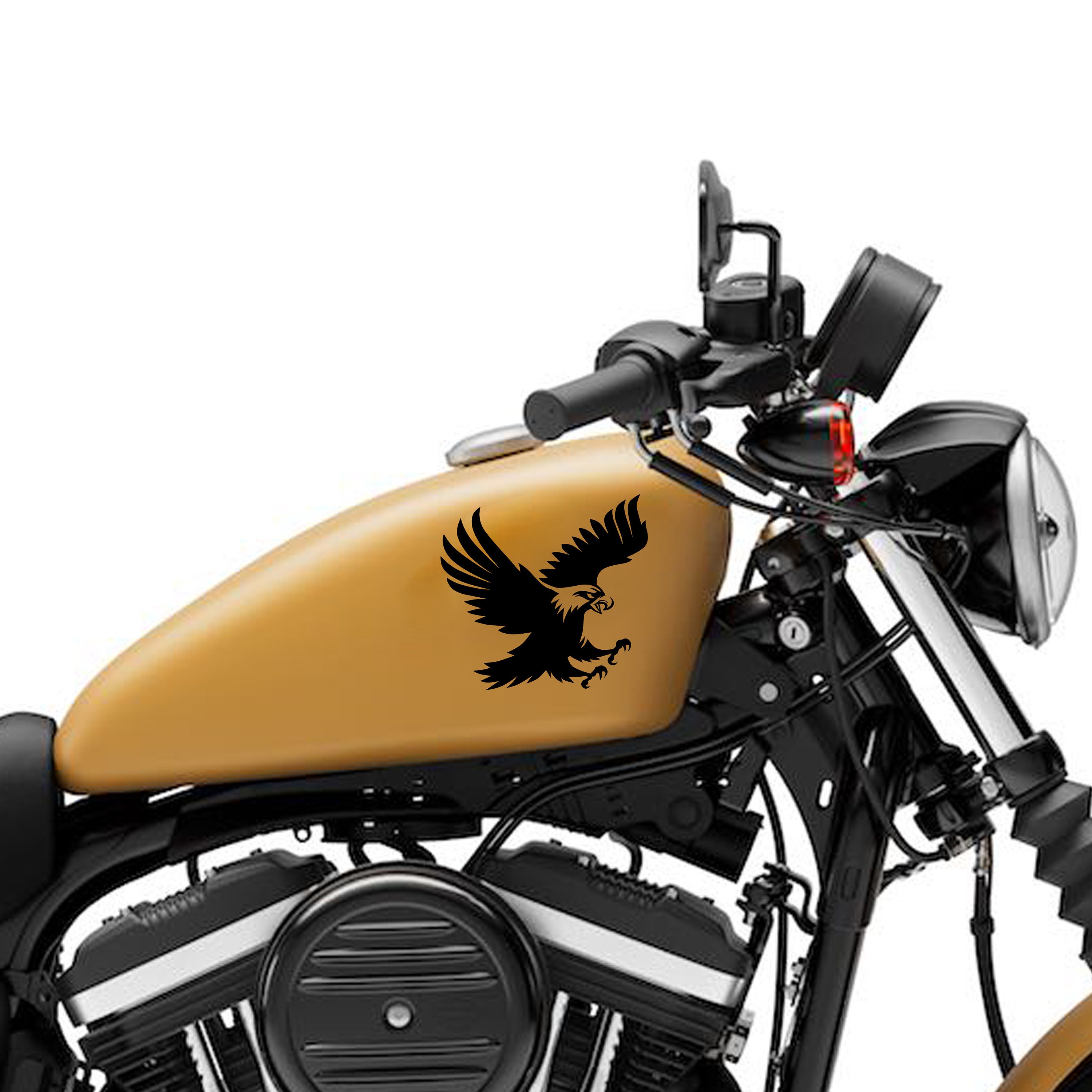 Motorrad Aufkleber Gas Tank Aufkleber / Skin eagle Vinyl Fahrrad Aufkleber  2 Stück ein Aufkleber für jede Seite. - .de