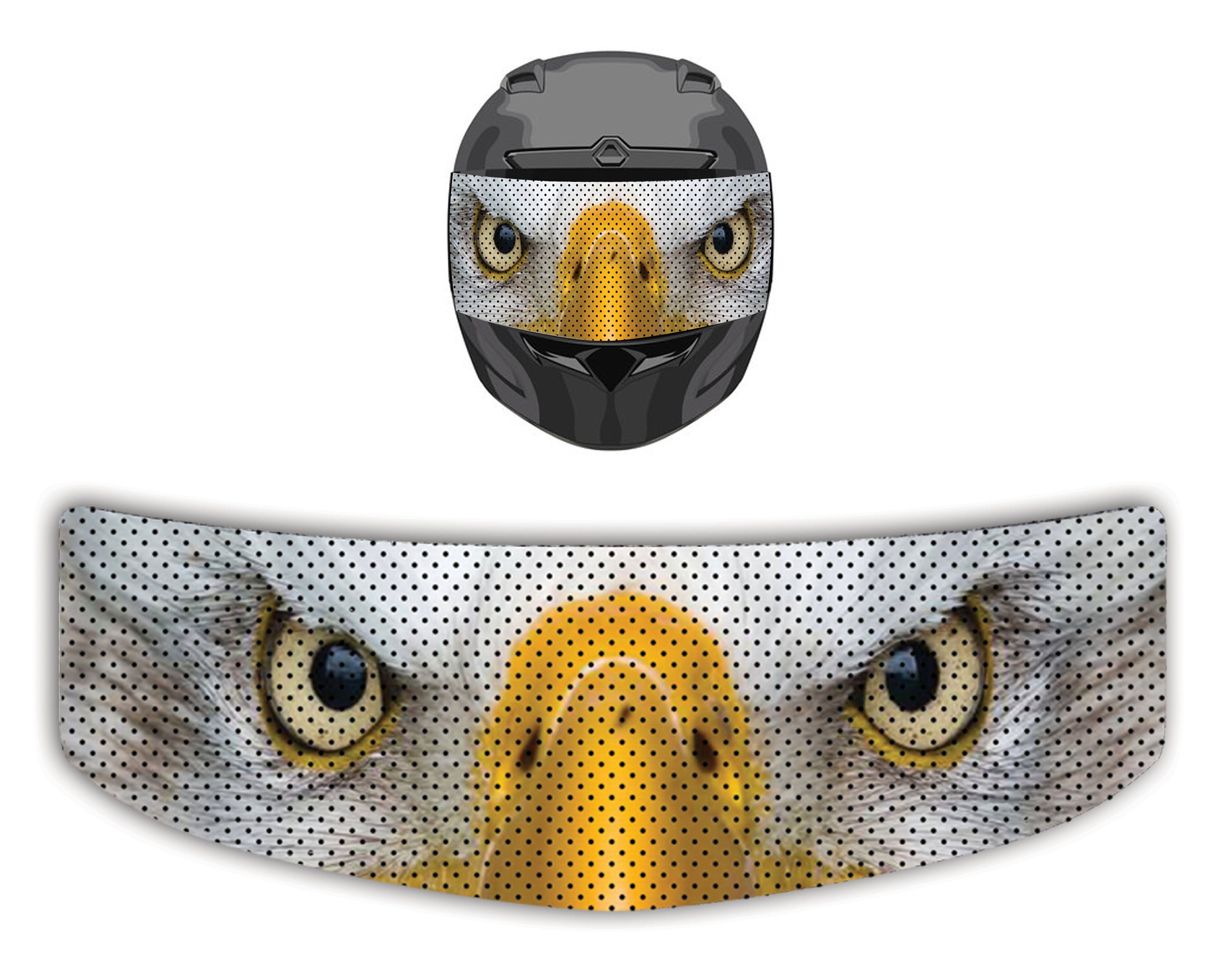 Motorcycle Helmet Sticker Perforated Visor Tint Shield Decal - Etsy UK